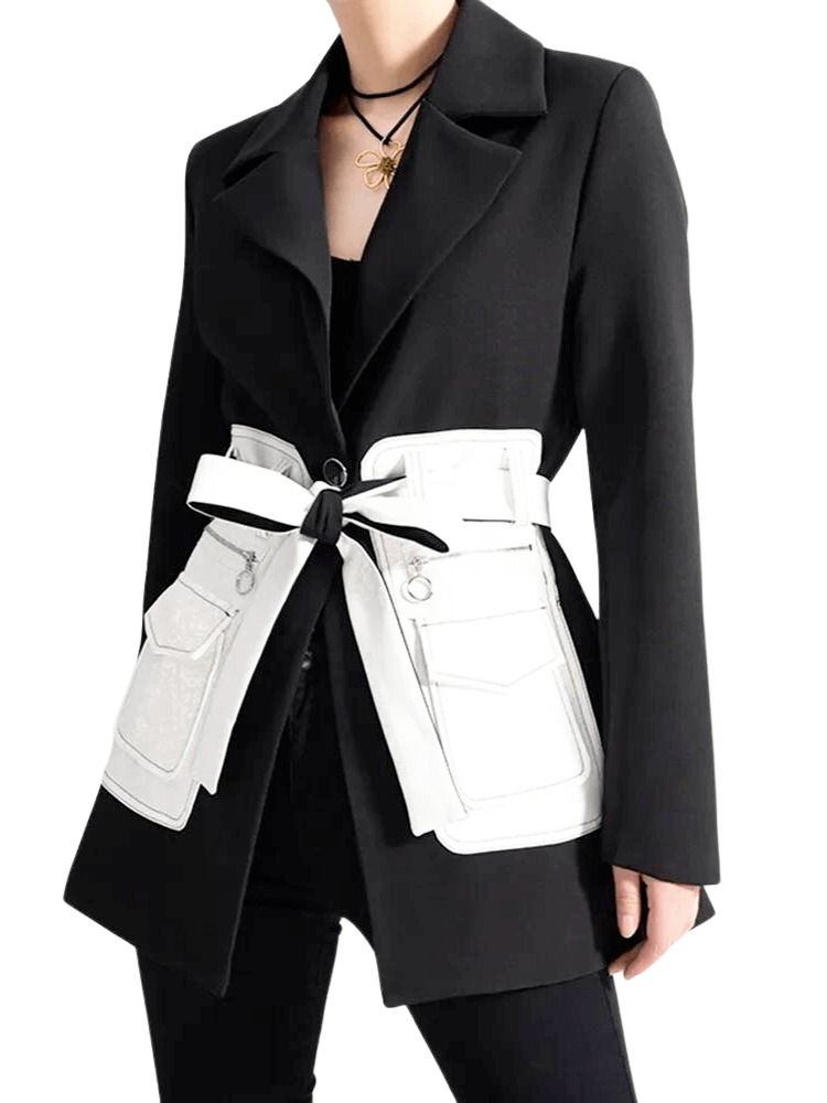 Stand out in this chic Women's Black and White Blazer at Drestiny. Enjoy free shipping and tax covered. Hurry, save up to 50% off!