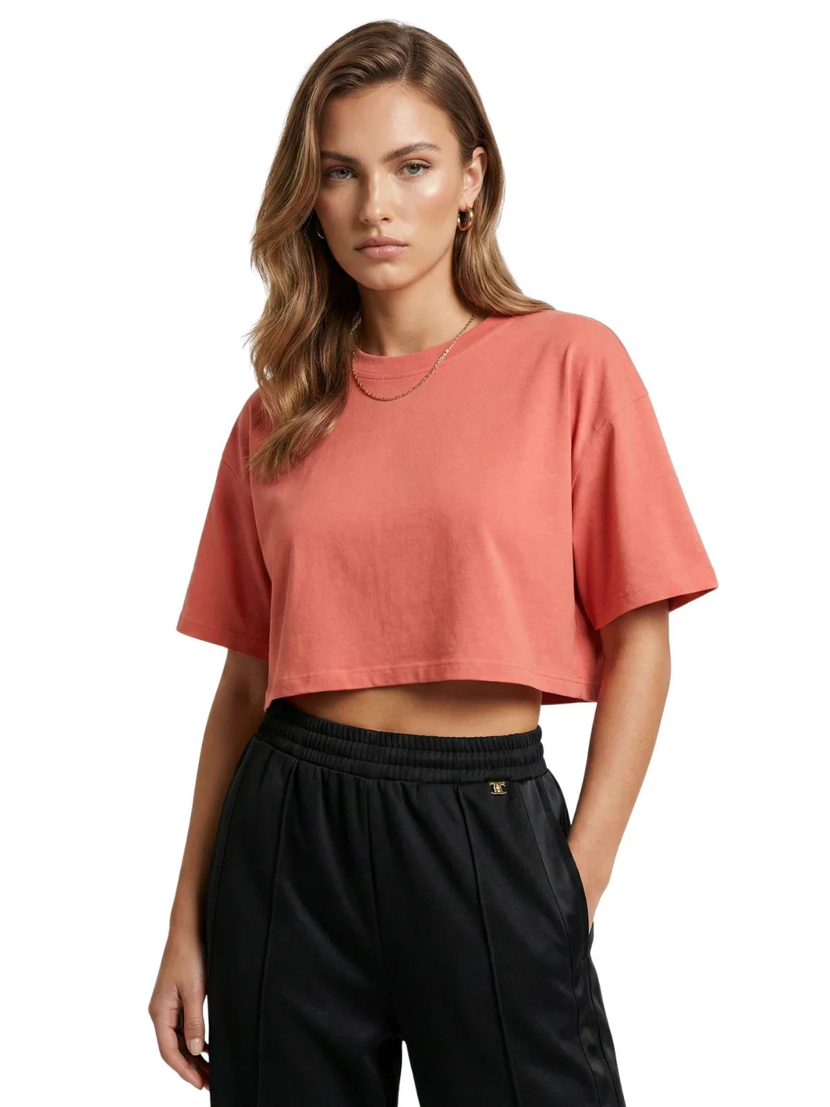Short Sleeve Crop Top Women
