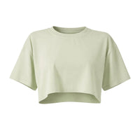 Thumbnail for Light green crop top on a white background
