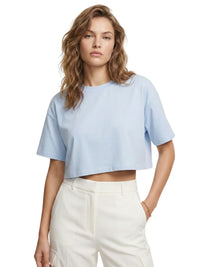 Thumbnail for Short Sleeve Crop Top Women