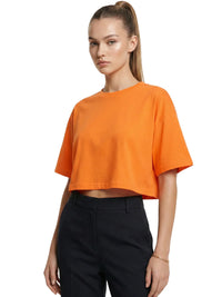 Thumbnail for Short Sleeve Crop Top Women