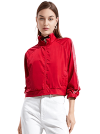 Thumbnail for Side Zipper Straight Pant Loose Red Wide Leg Pants Jacket Fashion Streetwear