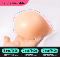 Thumbnail for Silicone Fake Chest Bra Small Chest Display Large Chest Pad Female Super Large Chest, Drestiny, Bras, S, M, L, Pink, Black, White, Beige, United States, USA, Australia, New Zealand, United Kingdom, UK, Canada, Silicone breast forms, Mastectomy breast forms, Crossdresser breast forms, Silicone breastplate, Silicone bra inserts, shopdrestiny.com