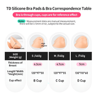 Thumbnail for Silicone Fake Chest Bra Small Chest Display Large Chest Pad Female Super Large Chest, Drestiny, Bras, S, M, L, Pink, Black, White, Beige, United States, USA, Australia, New Zealand, United Kingdom, UK, Canada, Silicone breast forms, Mastectomy breast forms, Crossdresser breast forms, Silicone breastplate, Silicone bra inserts, shopdrestiny.com