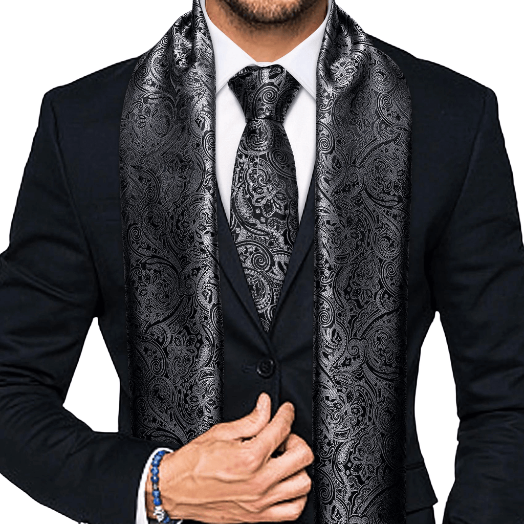 Silk Scarf & Silk Tie Sets For Men