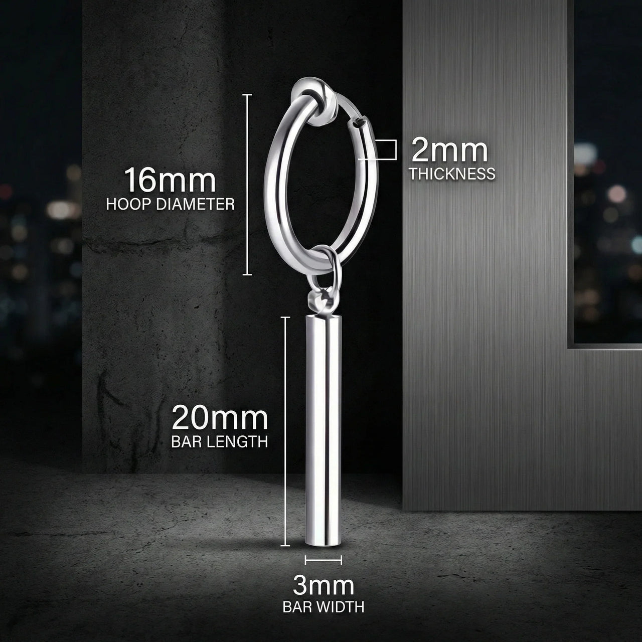 Men's Dangle Earrings