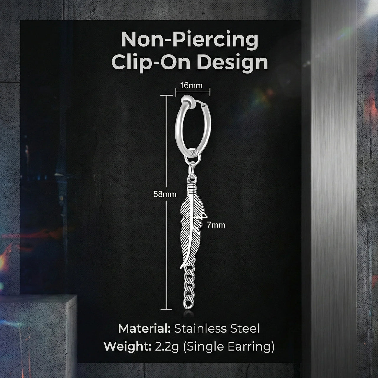 Men's Dangle Earrings