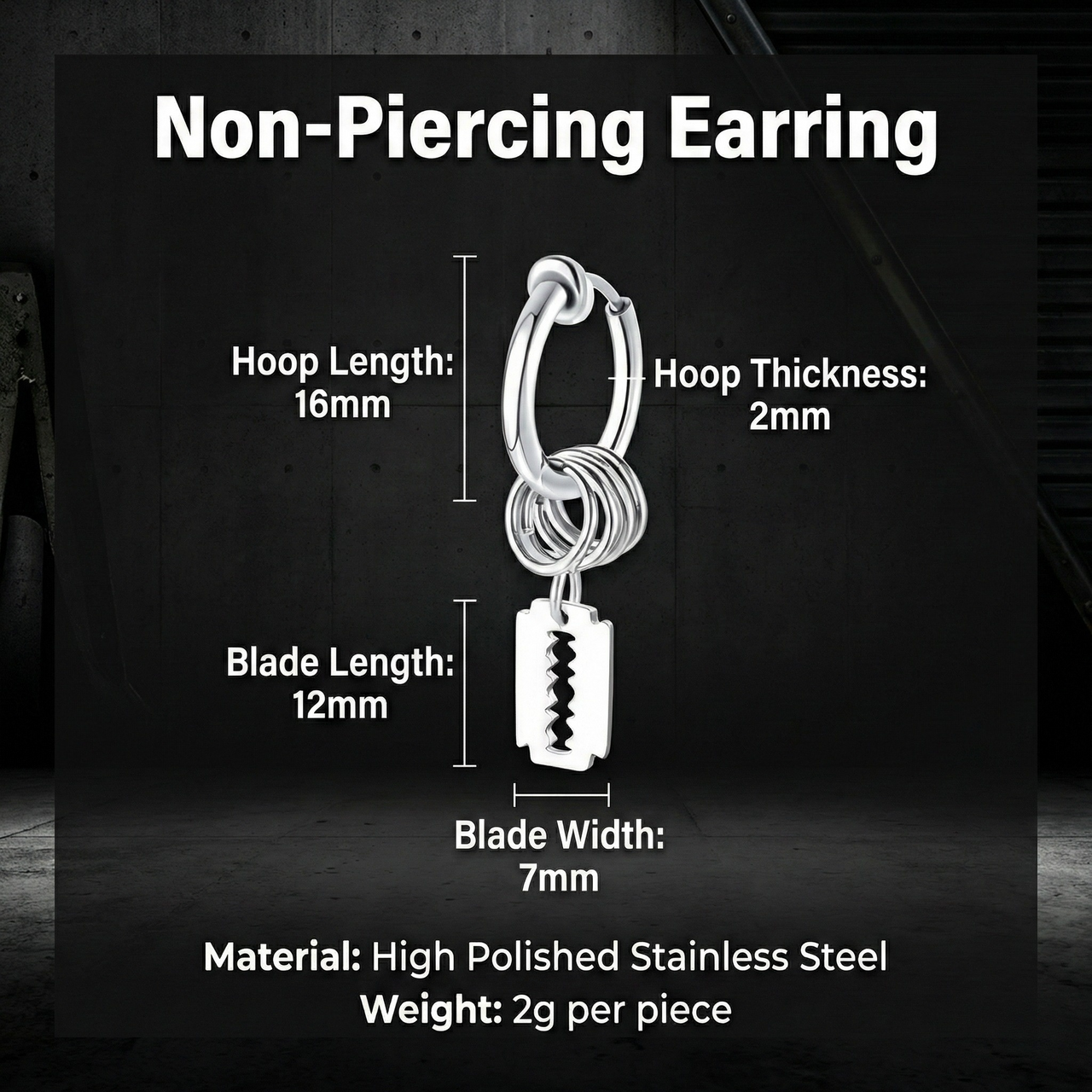 Men's Dangle Earrings