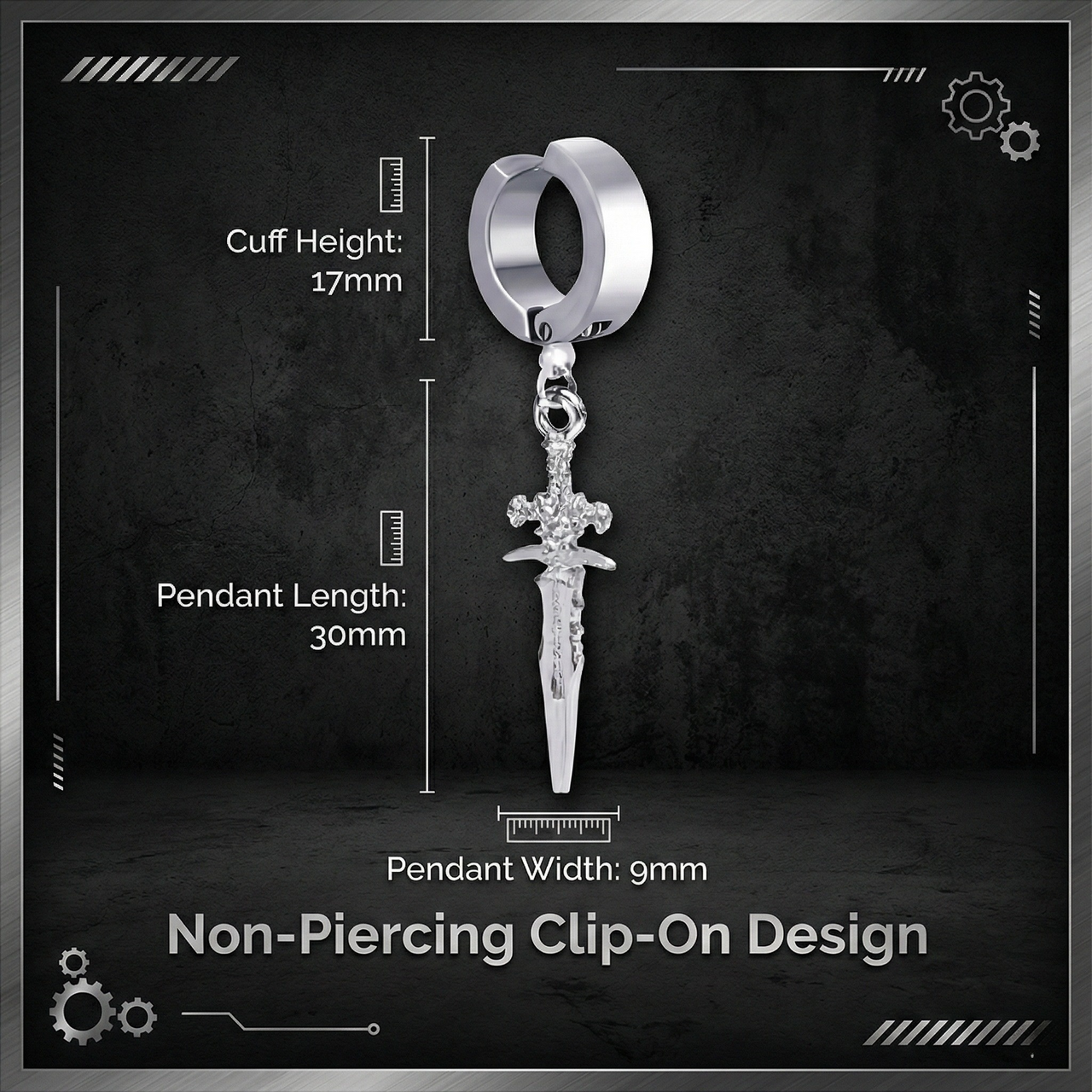 Men's Dangle Earrings