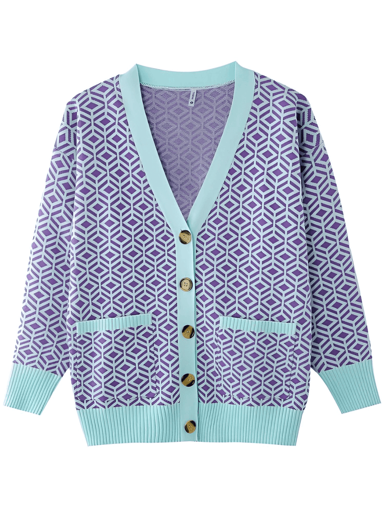 Single-Breasted Loose Cardigan Sweaters For Women