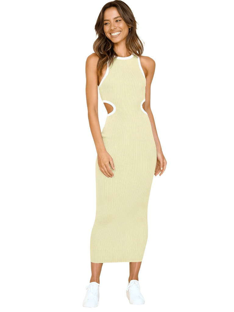 Get your Sleeveless Ribbed Cut Out Midi Dress at Drestiny. Enjoy Free Shipping + Tax Covered! Seen on FOX/NBC/CBS. Save up to 50%.