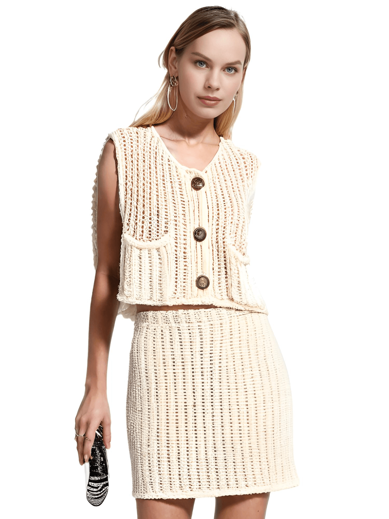 Sleeveless Crop Sweater Vest Solid Loose Casual Sweater Vest Cable Knit Sweater Vest For Women -, Vests , Drestiny , Australia, Black, Brown, Canada, Cardigans, Dark Blue, Dark Brown, Green, L, Light Blue, M, Navy, New Zealand, Off White, Olive Green, Purple, Red, S, Sleeveless, Sweater Vests, Sweaters, United Kingdom, United States, Vests, White, Yellow , Drestiny , www.shopdrestiny.com