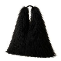 Thumbnail for Black fluffy bag on a white background