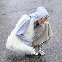 Thumbnail for Soft Plush Women's Faux-Fur Shoulder Bag Luxury Ladies Underarm Bags Large Capacity Y2k Hot Girls Furry Handbags