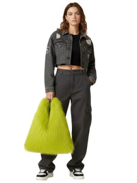 Thumbnail for Soft Plush Women's Faux-Fur Shoulder Bag Luxury Ladies Underarm Bags Large Capacity Y2k Hot Girls Furry Handbags