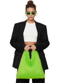 Thumbnail for Soft Plush Women's Faux-Fur Shoulder Bag Luxury Ladies Underarm Bags Large Capacity Y2k Hot Girls Furry Handbags