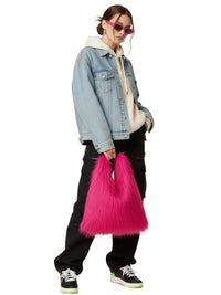 Thumbnail for Soft Plush Women's Faux-Fur Shoulder Bag Luxury Ladies Underarm Bags Large Capacity Y2k Hot Girls Furry Handbags