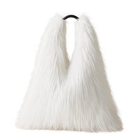 Thumbnail for White fluffy bag on a white background