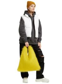 Thumbnail for Soft Plush Women's Faux-Fur Shoulder Bag Luxury Ladies Underarm Bags Large Capacity Y2k Hot Girls Furry Handbags