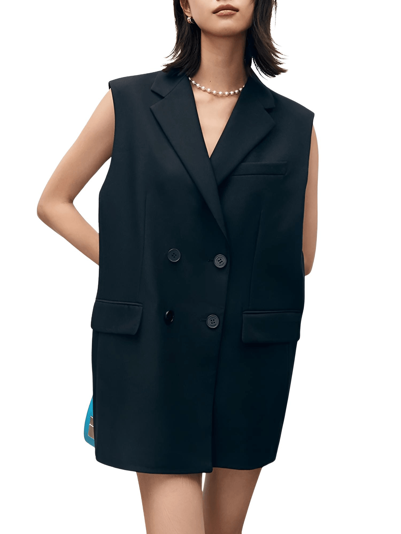 Solid Casual Loose Black Back Bow Dress For Women Notched Collar Sleeveless High Waist Backless Spliced Bow Dress Fashion New, Drestiny, Mini Dresses, Black Mini Dress, Black Dress, Sleeveless Dress, Sleeveless, S, M, L, FR, Black, United States, Australia, New Zealand, United Kingdom, shopdrestiny.com