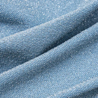 Thumbnail for Women's Sparkle Halter Bandana Top Aesthetic Backless Crop, Drestiny, Crop Tops, Tank Tops, Sleeveless, Casual Shirts, United States, USA, Gender_Women, Canada, Australia, New Zealand, United Kingdom, UK, Blue, S, M, L, Sparkly halter top, Bandana style top women's, Sequin halter top, Festival halter top, Cute going out tops, Sparkle bandana top, Halter neck crop top, Glitter halter top, Party tops for women, Bandana tops UK, shopdrestiny.com