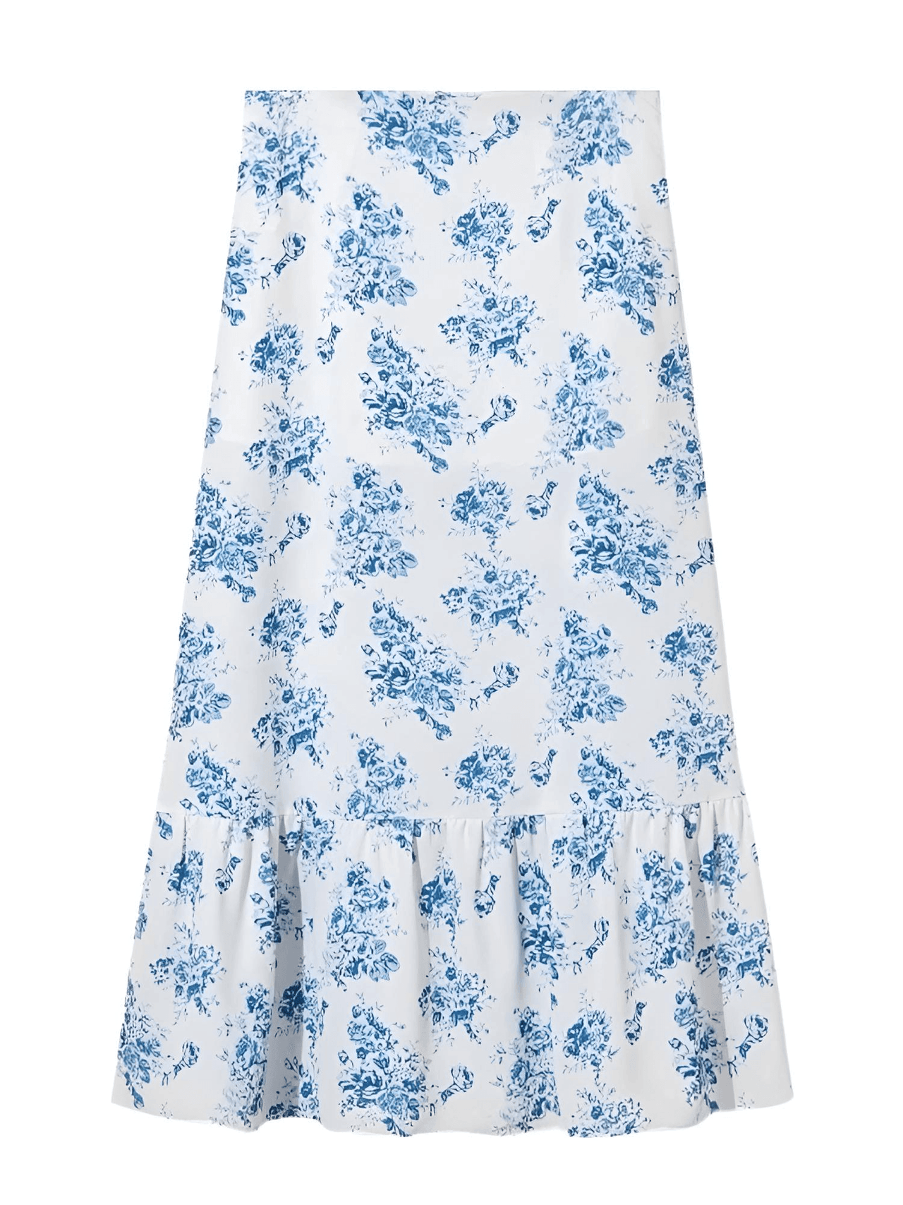 Split Asymmetrical Ruffled Skirt, Drestiny, Light Blue, Skirts, Maxi Skirts, S, M, L, XL, 4, 6, 8, 10, 12, 14, 16, United States, USA, Split asymmetrical ruffled skirt, Asymmetrical ruffle skirt, Split ruffle skirt, Ruffled asymmetrical maxi skirt, shopdrestiny.com