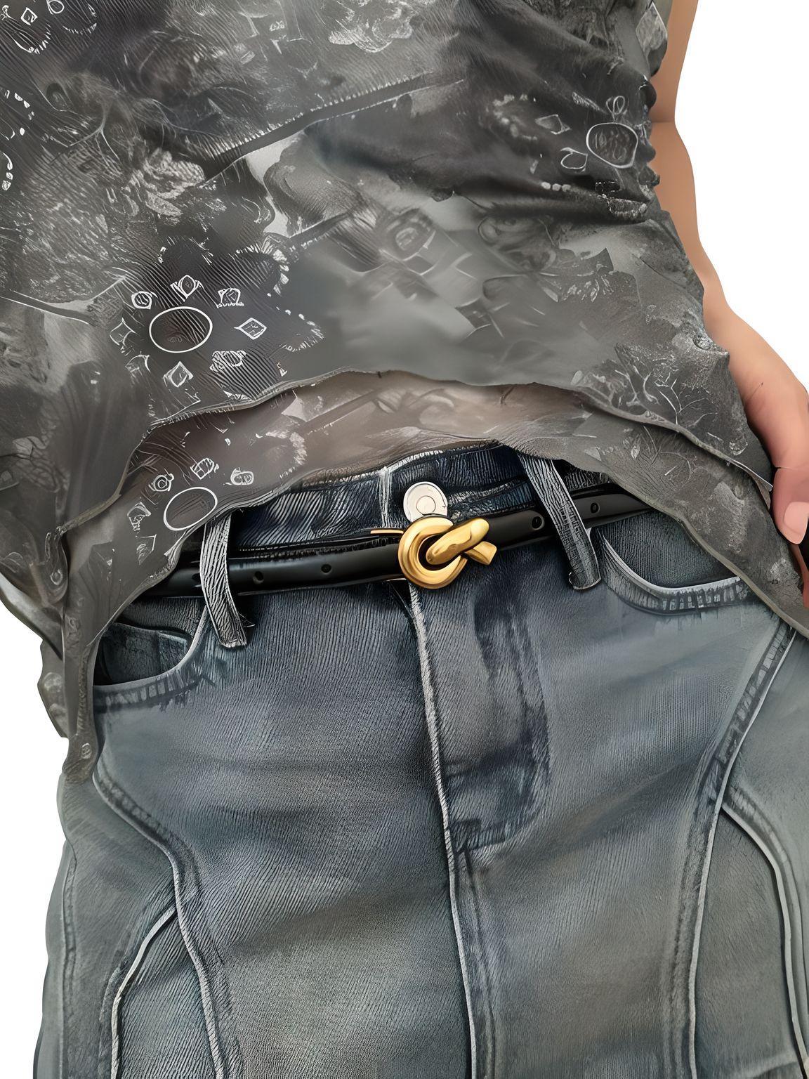 Split Leather Belt Women Fashion Belt Knot Buckle Waistband Belt For Dress Jeans -, Belts , Drestiny , Australia, Belts, Black, Brown, Canada, Gender_Women, Grey, New Zealand, United Kingdom, United States, White , Drestiny , www.shopdrestiny.com