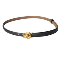 Thumbnail for Split Leather Belt Women Fashion Belt Knot Buckle Waistband Belt For Dress Jeans -, Belts , Drestiny , Australia, Belts, Black, Brown, Canada, Gender_Women, Grey, New Zealand, United Kingdom, United States, White , Drestiny , www.shopdrestiny.com
