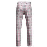 Thumbnail for Spring Men's Striped Suit Pants Men's Fashion Slim Trousers Wedding Party Dress Pants Men, Drestiny, Grey Pink, Grey Purple, Red Blue, M, L, XL, XXL, 3XL, 4XL, 5XL, 6XL, United States, USA, Canada, Australia, New Zealand, United Kingdom, UK, Pinstripe suit pants men, men's striped dress pants, Striped formal trousers men, Men's grey striped suit pants, Men's slim fit striped suit pants, shopdrestiny.com