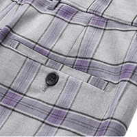Thumbnail for Spring Men's Striped Suit Pants Men's Fashion Slim Trousers Wedding Party Dress Pants Men, Drestiny, Grey Pink, Grey Purple, Red Blue, M, L, XL, XXL, 3XL, 4XL, 5XL, 6XL, United States, USA, Canada, Australia, New Zealand, United Kingdom, UK, Pinstripe suit pants men, men's striped dress pants, Striped formal trousers men, Men's grey striped suit pants, Men's slim fit striped suit pants, shopdrestiny.com