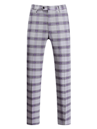 Thumbnail for Spring Men's Striped Suit Pants Men's Fashion Slim Trousers Wedding Party Dress Pants Men, Drestiny, Grey Pink, Grey Purple, Red Blue, M, L, XL, XXL, 3XL, 4XL, 5XL, 6XL, United States, USA, Canada, Australia, New Zealand, United Kingdom, UK, Pinstripe suit pants men, men's striped dress pants, Striped formal trousers men, Men's grey striped suit pants, Men's slim fit striped suit pants, shopdrestiny.com