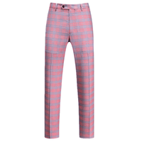 Thumbnail for Spring Men's Striped Suit Pants Men's Fashion Slim Trousers Wedding Party Dress Pants Men, Drestiny, Grey Pink, Grey Purple, Red Blue, M, L, XL, XXL, 3XL, 4XL, 5XL, 6XL, United States, USA, Canada, Australia, New Zealand, United Kingdom, UK, Pinstripe suit pants men, men's striped dress pants, Striped formal trousers men, Men's plaid suit pants, Men's slim fit striped suit pants, shopdrestiny.com