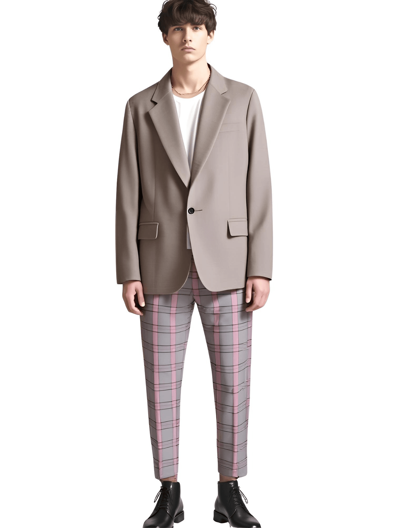 Spring Men's Striped Suit Pants Men's Fashion Slim Trousers Wedding Party Dress Pants Men, Drestiny, Grey Pink, Grey Purple, Red Blue, M, L, XL, XXL, 3XL, 4XL, 5XL, 6XL, United States, USA, Canada, Australia, New Zealand, United Kingdom, UK, Pinstripe suit pants men, men's striped dress pants, Striped formal trousers men, Men's grey striped suit pants, Men's slim fit striped suit pants, shopdrestiny.com
