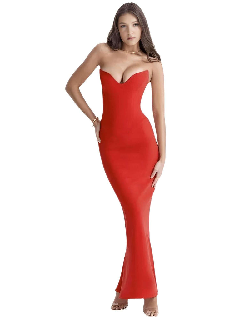 Discover the perfect strapless sexy red maxi dresses for women at Drestiny. Enjoy free shipping and let us cover the tax! Save up to 50% now!