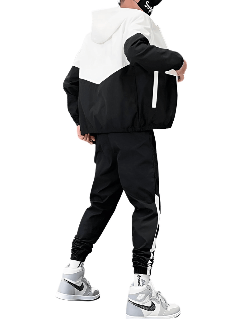 Shop the trendiest Streetwear Fitness Black Tracksuit Set for men at Drestiny! Enjoy free shipping and let us cover the taxes. Don't miss out on up to 50% off!