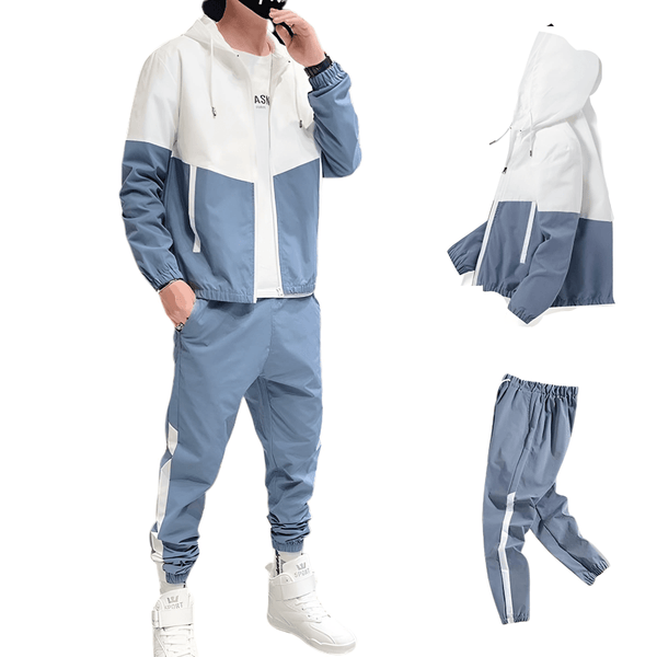 Shop the trendiest Streetwear Fitness Tracksuit Set for men at Drestiny! Enjoy free shipping and let us cover the taxes. Don't miss out on up to 50% off!