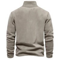 Thumbnail for Light green fleece pullover on a white background