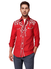 Thumbnail for Stylish Western Cowboy Shirt Men -, Shirts & Tops , Drestiny , Australia, Black, Canada, Casual Shirts, Dark Blue, Dress Shirts, L, Long Sleeves, M, New Zealand, Red, S, United Kingdom, United States, White, XL, XXL , Drestiny , www.shopdrestiny.com