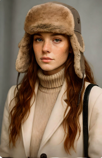 Thumbnail for Stylish Ushanka Hat with Ear Flaps -, Hats , Drestiny , Australia, Black, Brown, Canada, Dark Grey, Hats, L, M, New Zealand, S, United Kingdom, United States, White , Drestiny , www.shopdrestiny.com