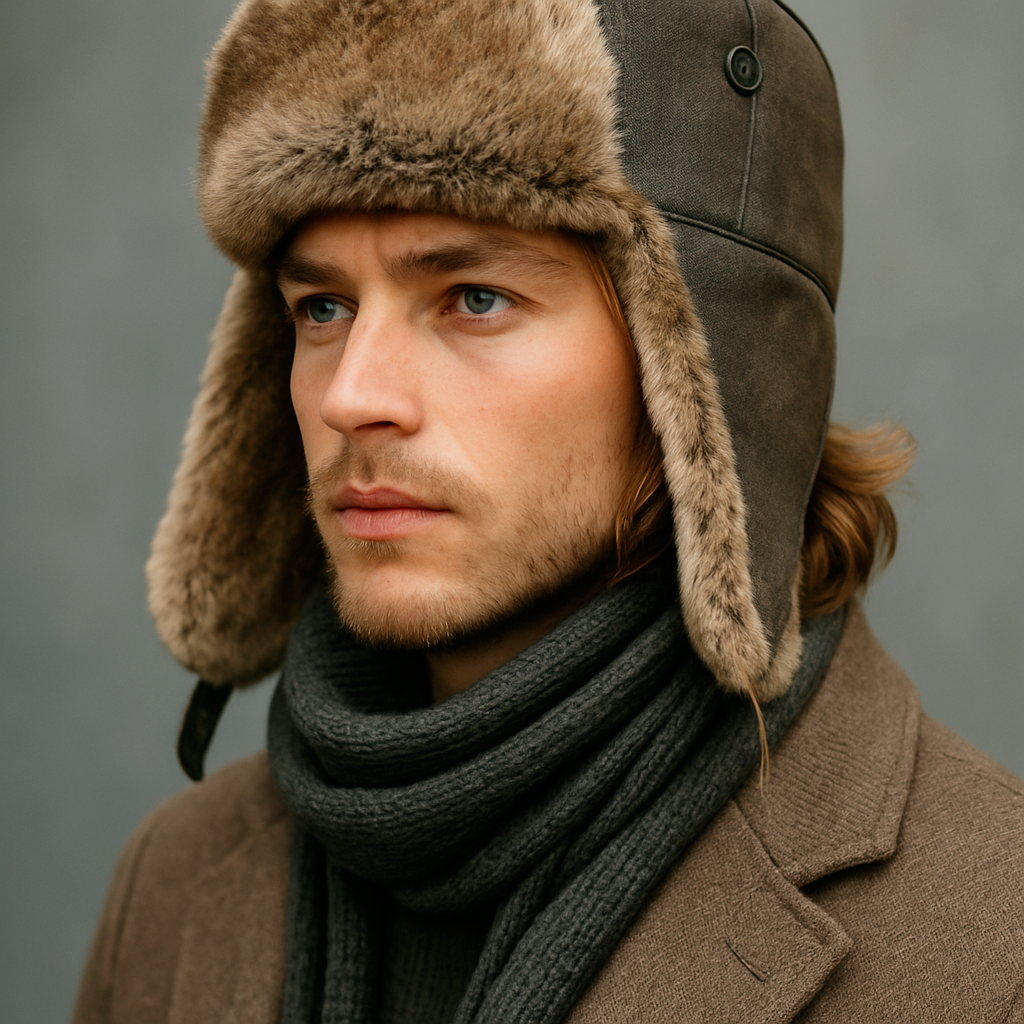 Stylish Ushanka Hat with Ear Flaps -, Hats , Drestiny , Australia, Black, Brown, Canada, Dark Grey, Hats, L, M, New Zealand, S, United Kingdom, United States, White , Drestiny , www.shopdrestiny.com