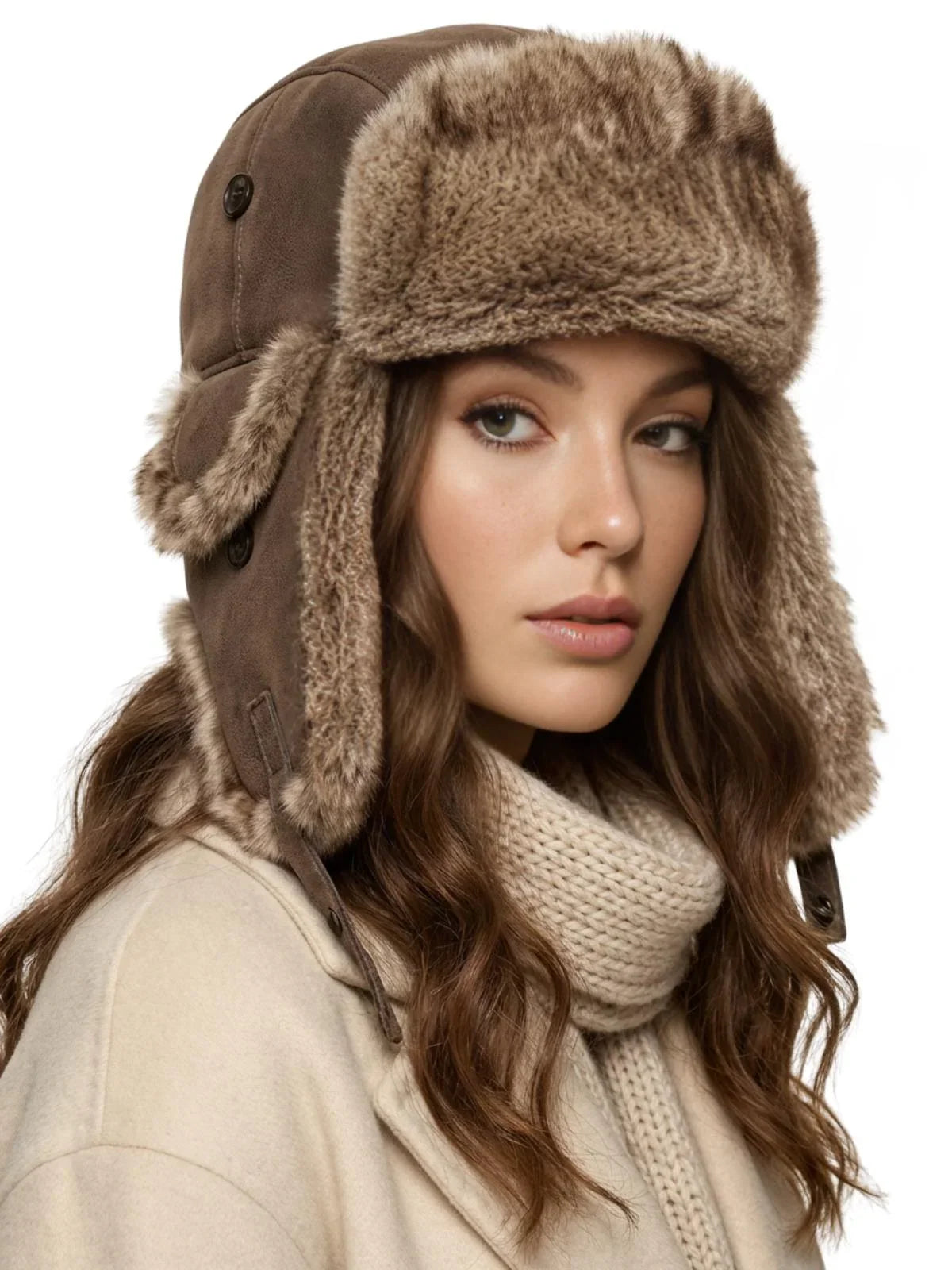 Stylish Ushanka Hat with Ear Flaps