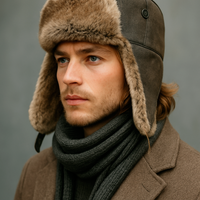 Thumbnail for Stylish Ushanka Hat with Ear Flaps -, Hats , Drestiny , Australia, Black, Brown, Canada, Dark Grey, Hats, L, M, New Zealand, S, United Kingdom, United States, White , Drestiny , www.shopdrestiny.com