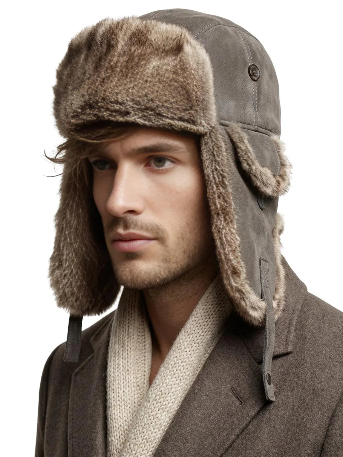 Stylish Ushanka Hat with Ear Flaps