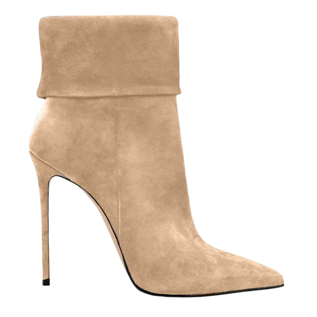 Step out in style with the trendy Suede Pointed Toe Stiletto Ankle Boots. Save up to 50% off at Drestiny now! Shop Drestiny now and get Free Shipping, and we'll pay your taxes!