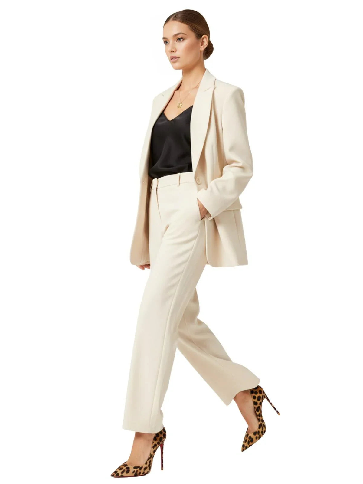 Suede Red Bottom High-Heels