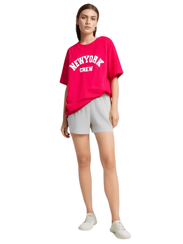Elevate your summer wardrobe with this trendy NY Crew Cotton T-Shirts for women! Shop now at Drestiny to enjoy free shipping and let us take care of the tax. Don't miss out on discounts up to 80% off!