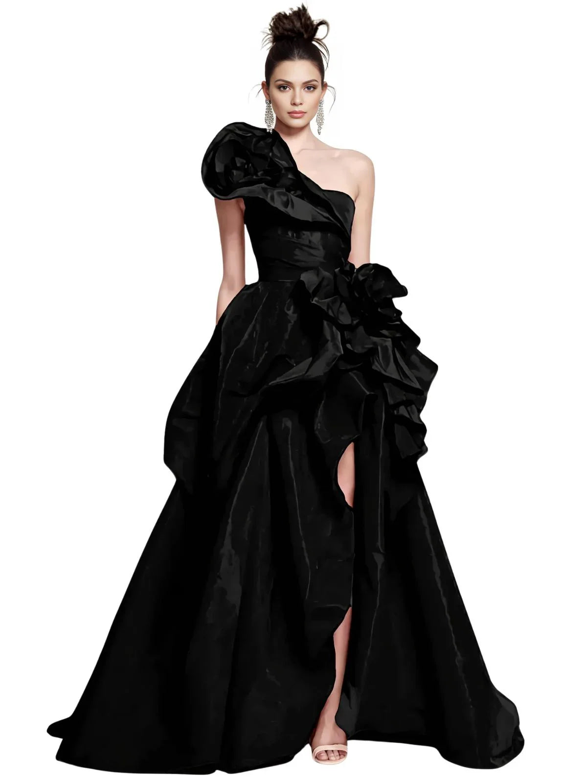 The Signature Dahlia: Custom Satin Couture Gown