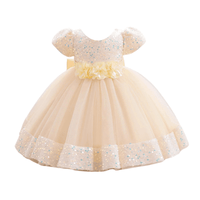 Thumbnail for Toddler Girls 1st Birthday Dress Bow Cute Baby Baptism Gown Kids Wedding Party Elegant Princess Christmas Dress -, Dress , Drestiny , 0M, 12M, 24M, 2T, 3T, 6M, Avocado Green, Black, Brown, Champagne, Dark Green, Dark Pink, Dark Red, Dresses, Girls, Gold, Green, Grey, Ivory, Light Green, Mini Dresses, Mint Green, Pink, Purple, Red, Short Sleeves, Yellow , Drestiny , www.shopdrestiny.com