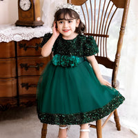 Thumbnail for Toddler Girls 1st Birthday Dress Bow Cute Baby Baptism Gown Kids Wedding Party Elegant Princess Christmas Dress -, Dress , Drestiny , 0M, 12M, 24M, 2T, 3T, 6M, Avocado Green, Black, Brown, Champagne, Dark Green, Dark Pink, Dark Red, Dresses, Girls, Gold, Green, Grey, Ivory, Light Green, Mini Dresses, Mint Green, Pink, Purple, Red, Short Sleeves, Yellow , Drestiny , www.shopdrestiny.com