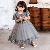 Thumbnail for Toddler Girls 1st Birthday Dress Bow Cute Baby Baptism Gown Kids Wedding Party Elegant Princess Christmas Dress -, Dress , Drestiny , 0M, 12M, 24M, 2T, 3T, 6M, Avocado Green, Black, Brown, Champagne, Dark Green, Dark Pink, Dark Red, Dresses, Girls, Gold, Green, Grey, Ivory, Light Green, Mini Dresses, Mint Green, Pink, Purple, Red, Short Sleeves, Yellow , Drestiny , www.shopdrestiny.com